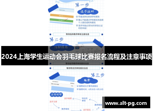 2024上海学生运动会羽毛球比赛报名流程及注意事项