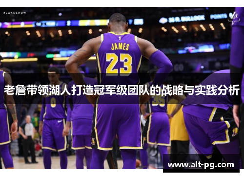 老詹带领湖人打造冠军级团队的战略与实践分析
