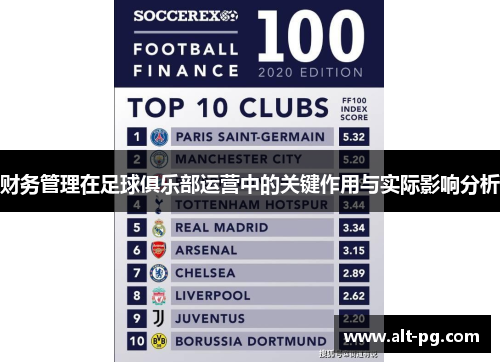 财务管理在足球俱乐部运营中的关键作用与实际影响分析 财务管理在足球俱乐部运营中的关键作用与实际影响分析
